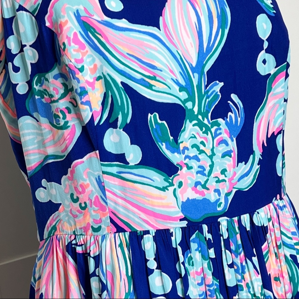 Lilly Pulitzer Kassia Dress Going Coastal 00 - Picture 3 of 6